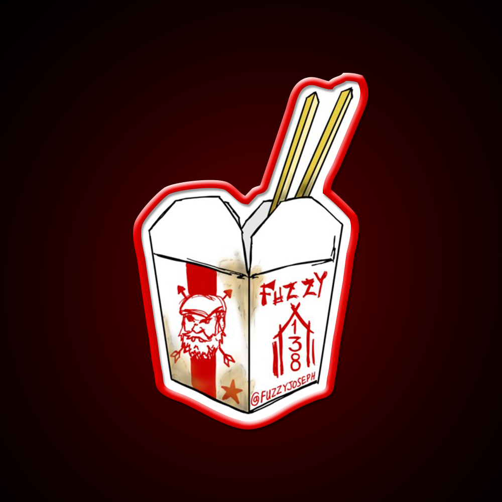 Take Away Led Neon Sign Chinese Food Rgb Color