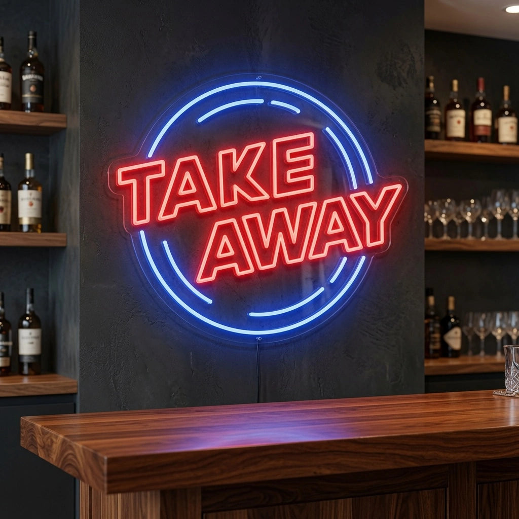 Take Away Wall Decor LED Neon Sign - 02 High-Converting Product Image