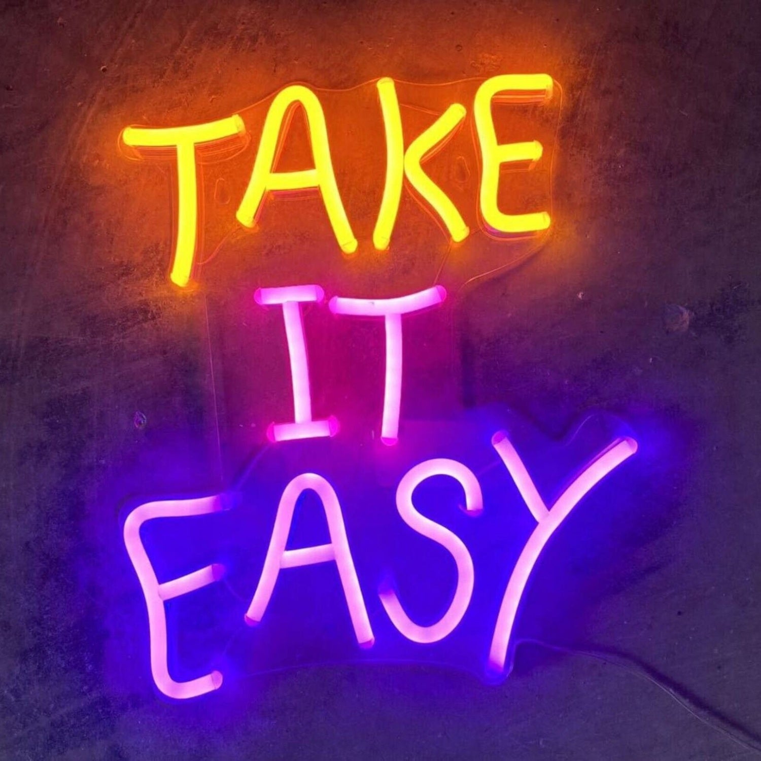 Take It Easy Led Neon Light Sign | Shineneon