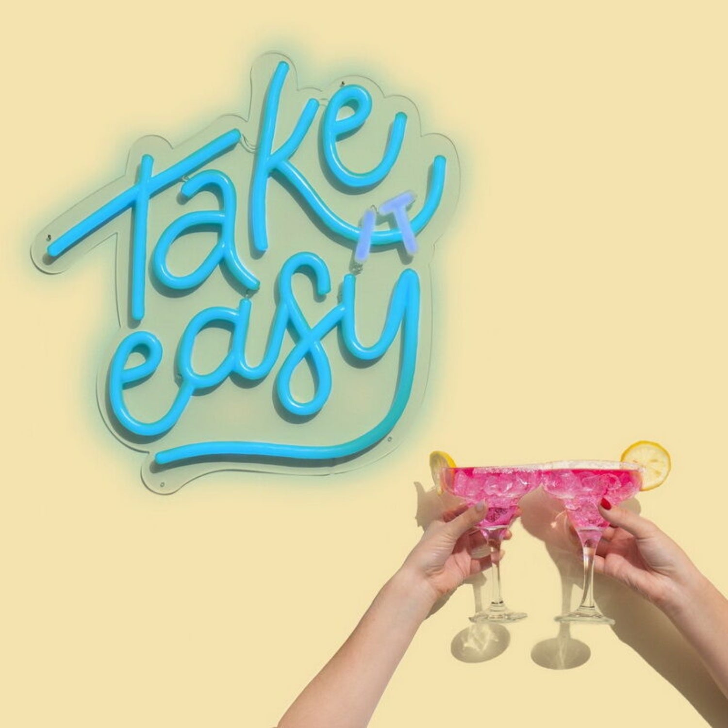 Take It Easy Led Neon Sign Brings A Relaxed Vibe To Any Space | Shineneon