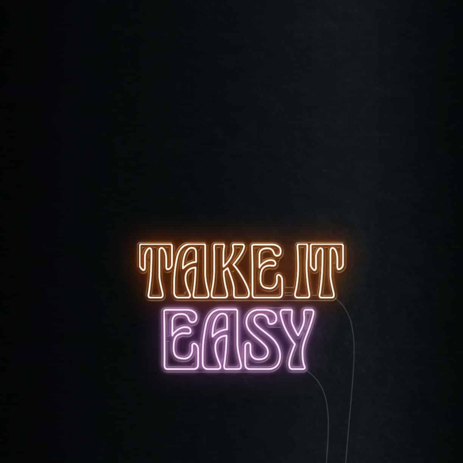 Take It Easy Led Neon Sign Wall Art | Shineneon