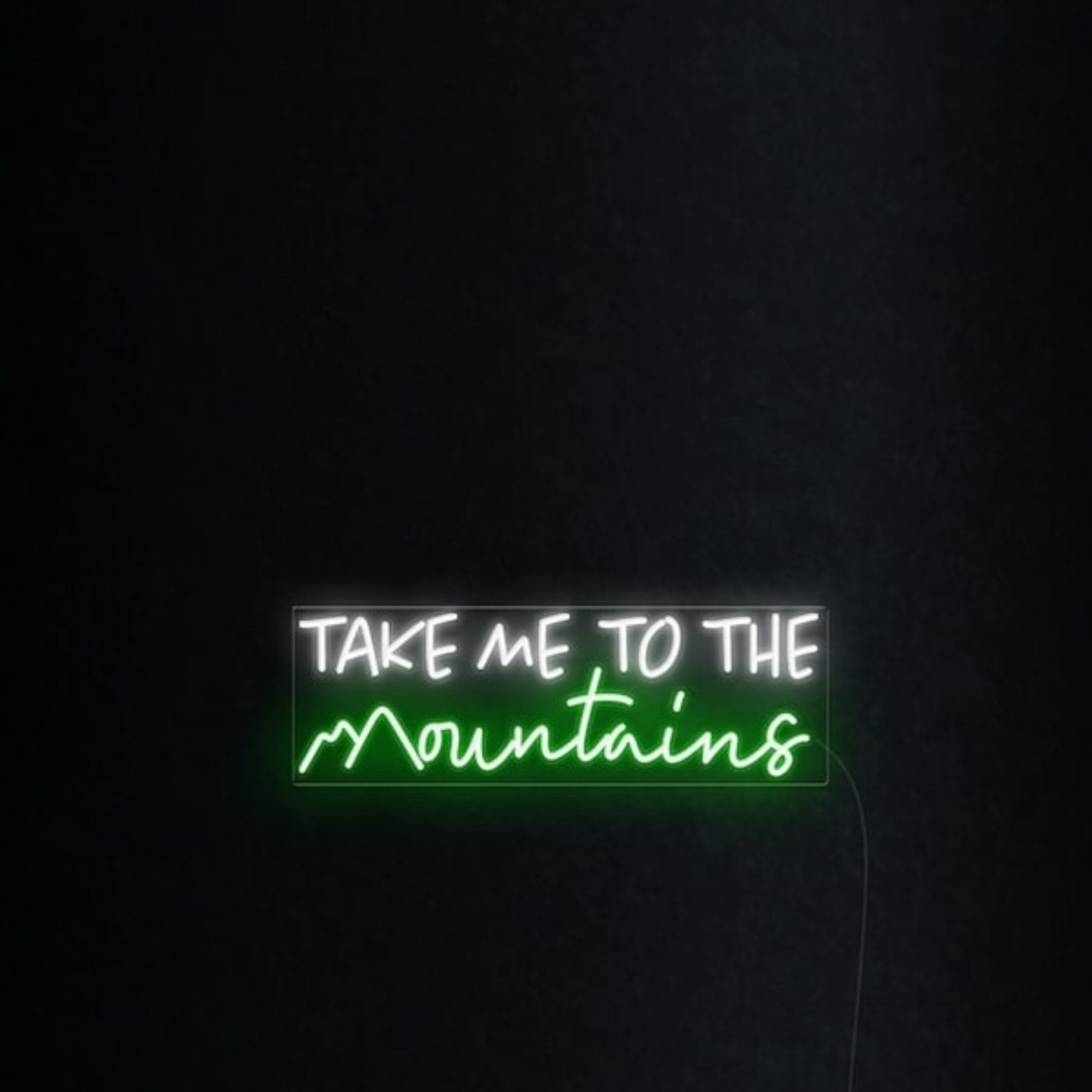 Take Me To The Mountains Led Neon Sign Wall Art | Shineneon