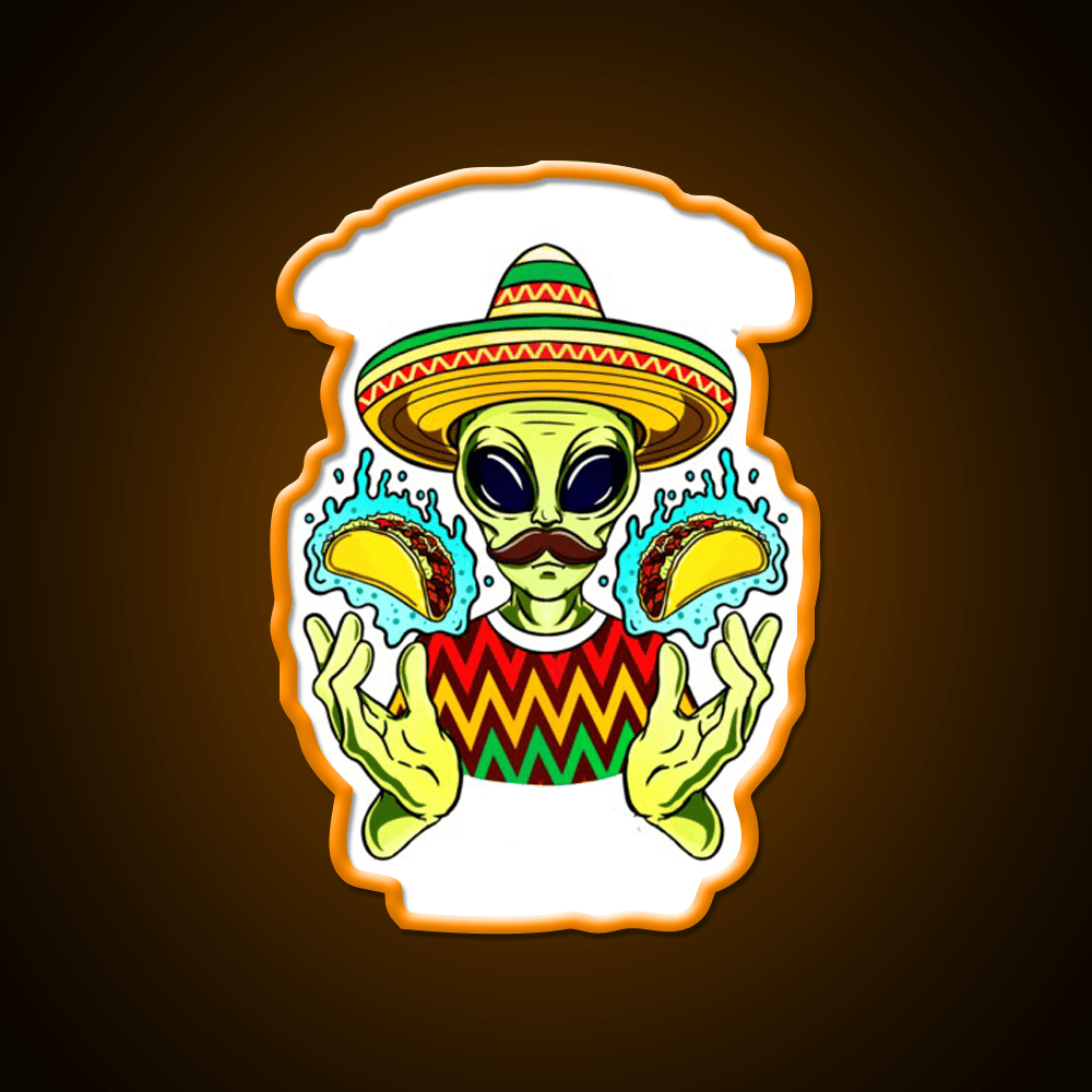 Take Me To Your Taco Led Neon Sign Mexican Food Sign Rgb Color - Shineneon