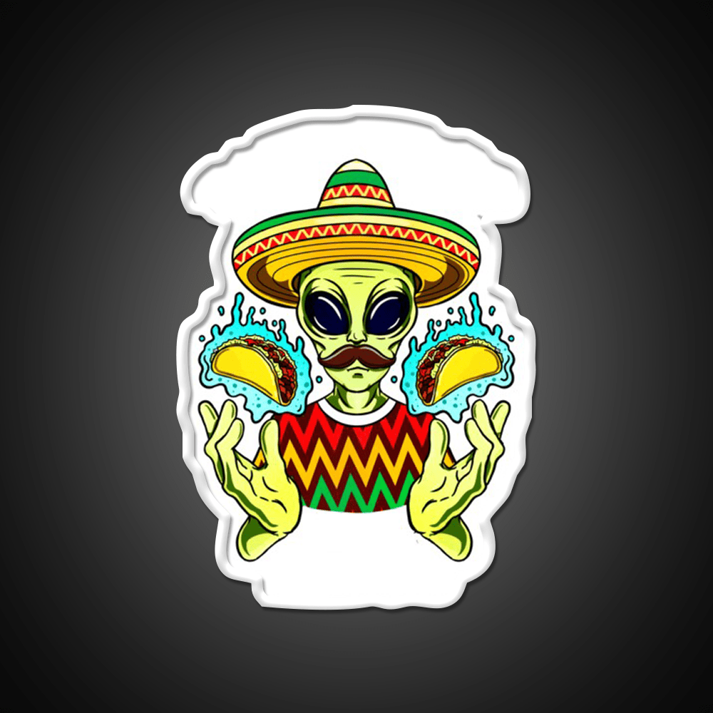 Take Me To Your Taco Led Neon Sign Mexican Food Sign Rgb Color - Shineneon