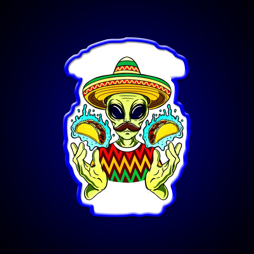 Take Me To Your Taco Led Neon Sign Mexican Food Sign Rgb Color - Shineneon