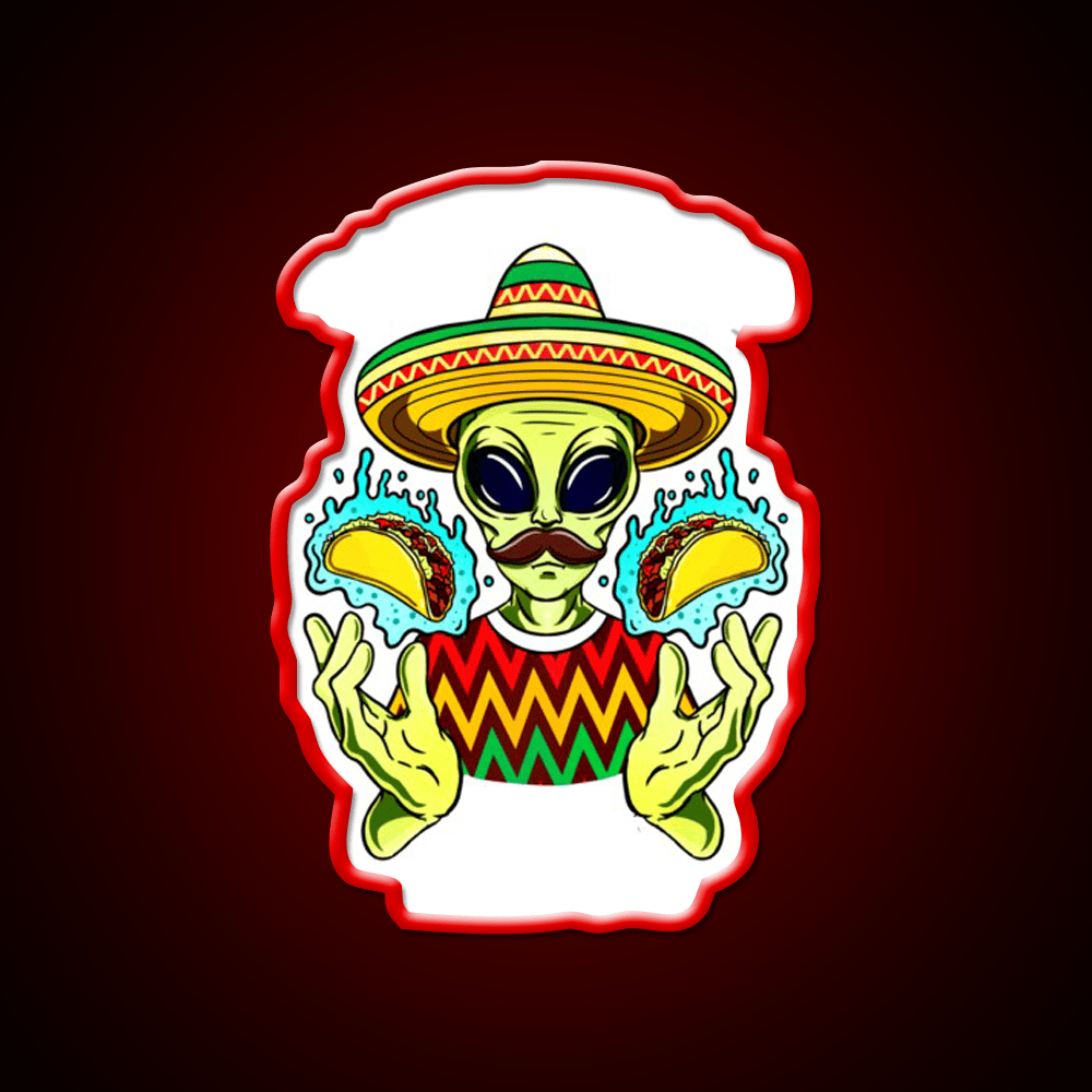 Take Me To Your Taco Led Neon Sign Mexican Food Sign Rgb Color - Shineneon