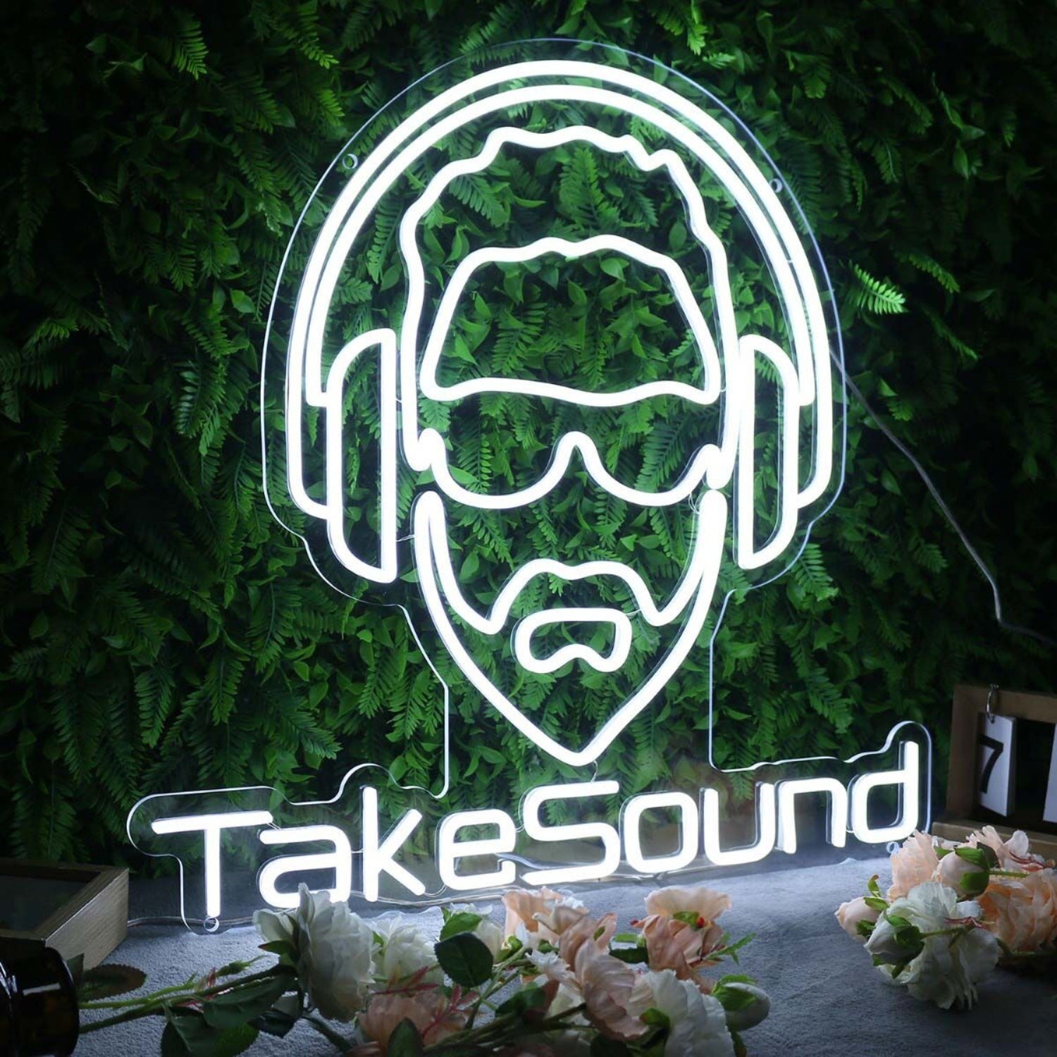 Take Sound White Custom Led Neon Sign - Shineneon