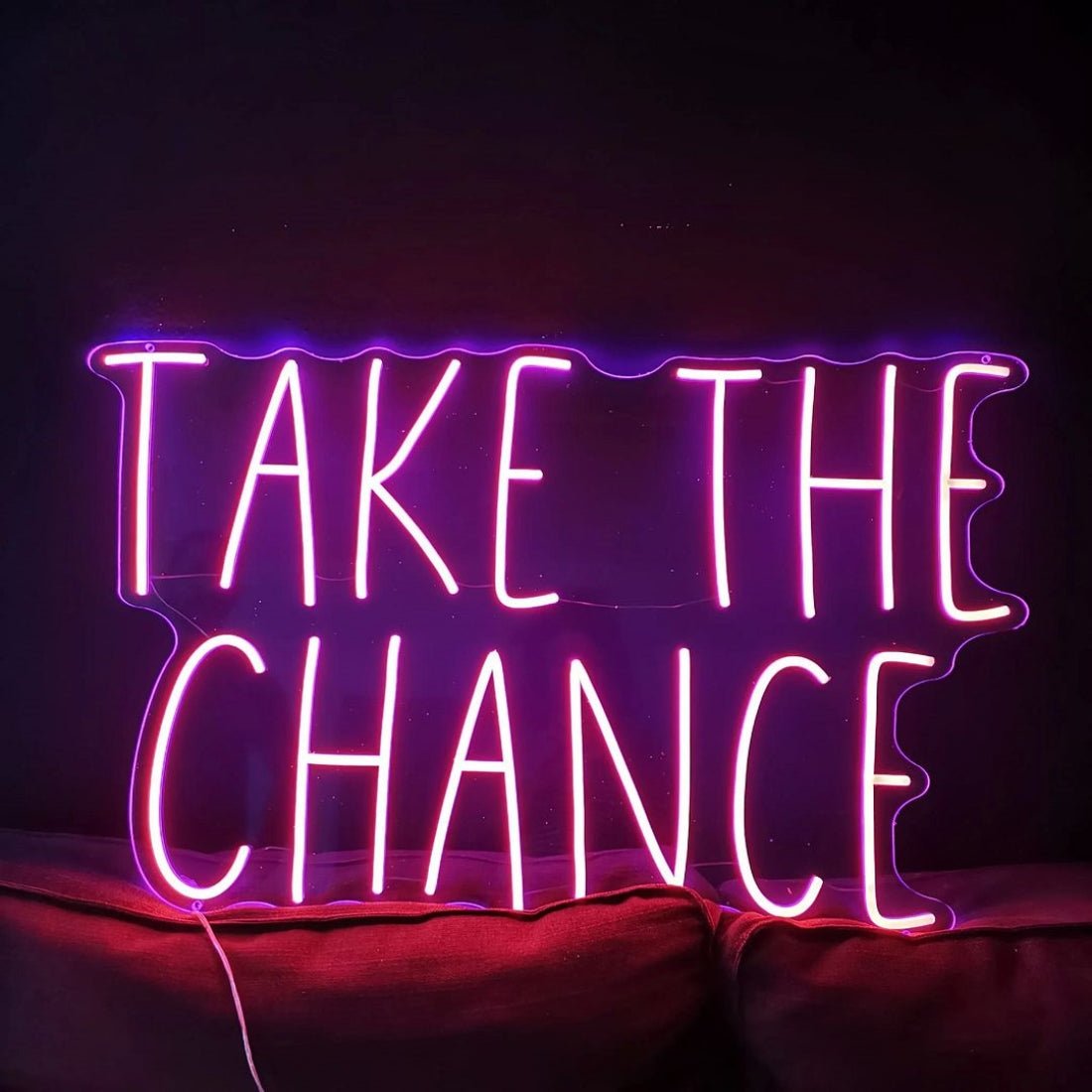 Take The Chance Led Sign Business Neon Sign - Shineneon