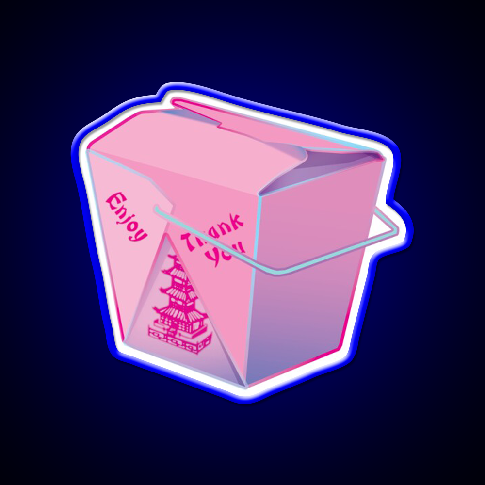 Takeout Dreams Led Neon Sign Chinese Food Rgb Color