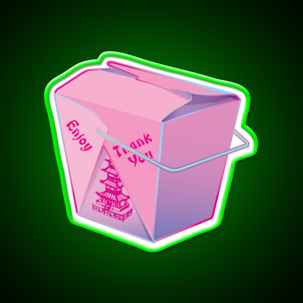 Takeout Dreams Led Neon Sign Chinese Food Rgb Color