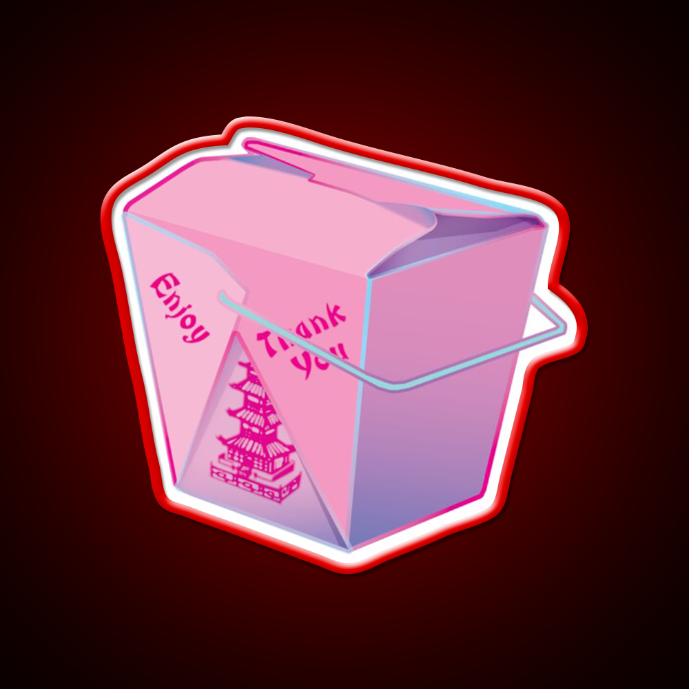 Takeout Dreams Led Neon Sign Chinese Food Rgb Color