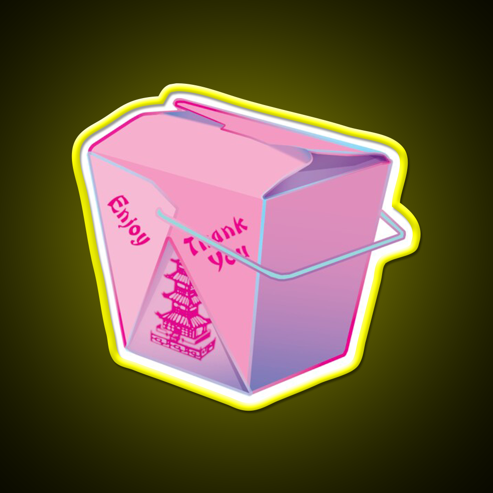 Takeout Dreams Led Neon Sign Chinese Food Rgb Color