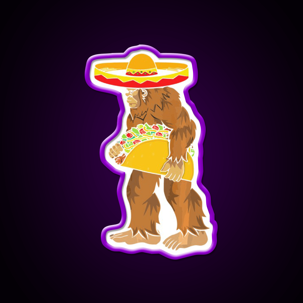 Taking Tacos Back Taco Led Neon Sign Mexican Food Sign Rgb Color - Shineneon