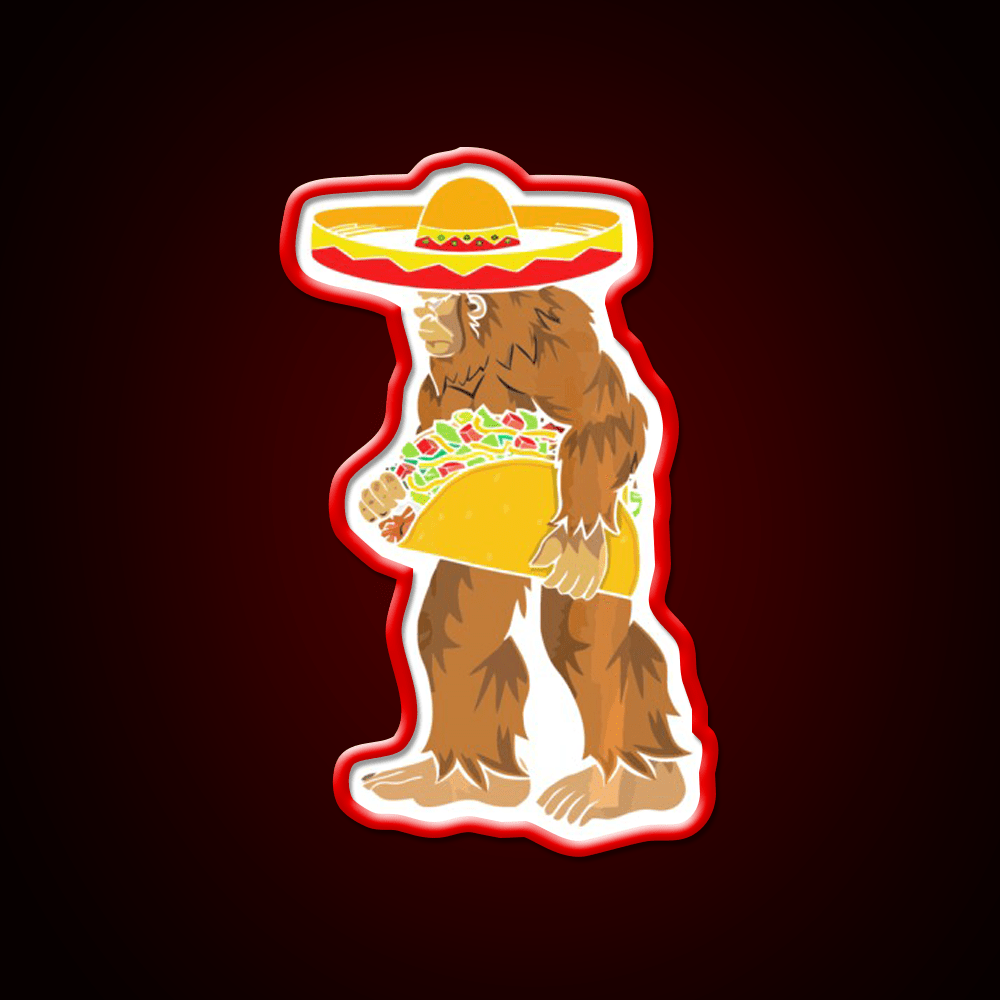Taking Tacos Back Taco Led Neon Sign Mexican Food Sign Rgb Color - Shineneon