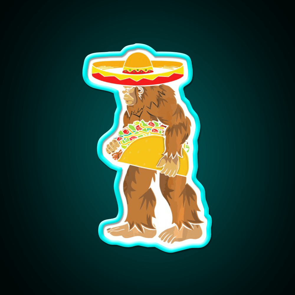 Taking Tacos Back Taco Led Neon Sign Mexican Food Sign Rgb Color - Shineneon