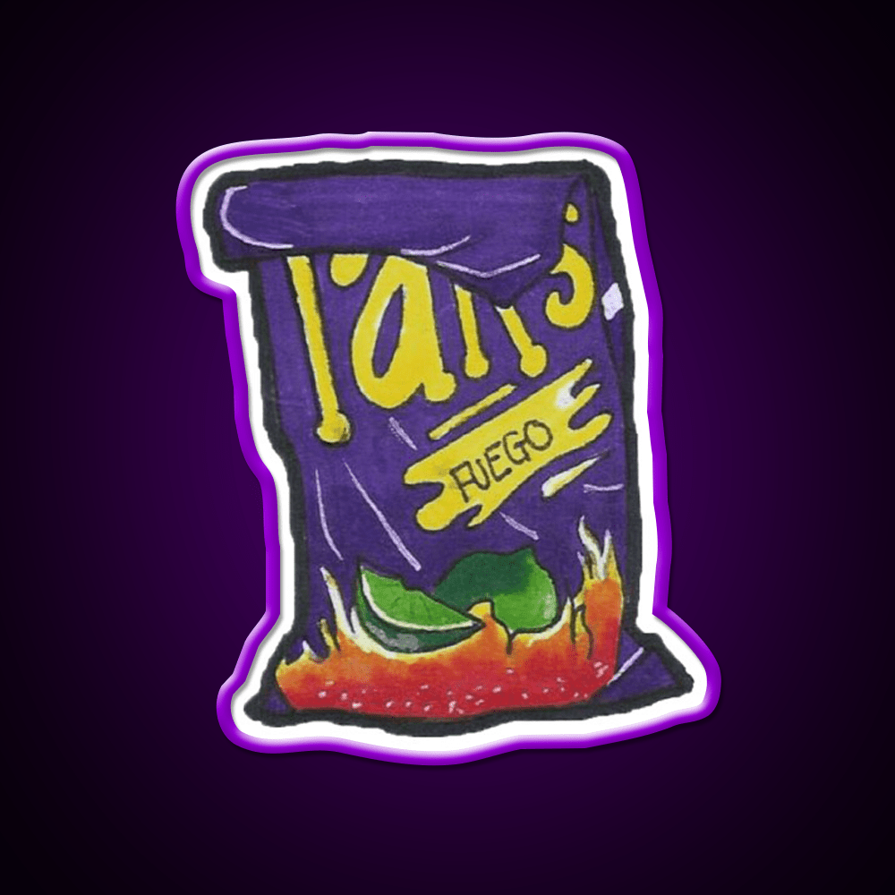Takis Snack Food Led Neon Sign Rgb Color - Shineneon