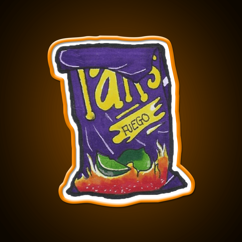 Takis Snack Food Led Neon Sign Rgb Color - Shineneon
