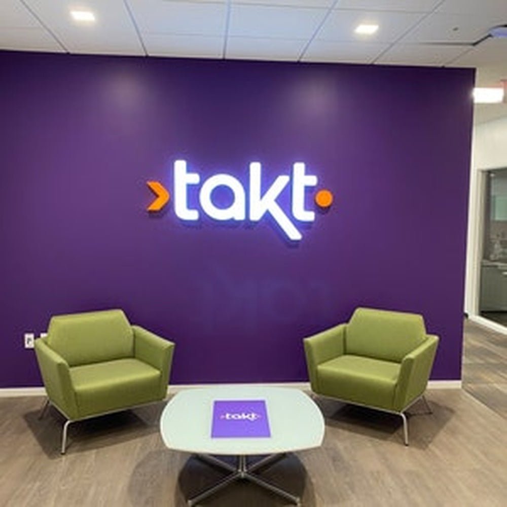 Takt 3D Backlit Channel Letters Led Light Sign - Shineneon