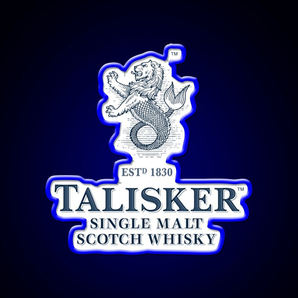 Talisker Drinks Whiskey Drink Bar Led Neon Sign Rgb Color - Shineneon