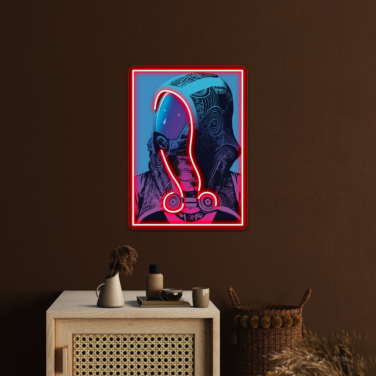 Talizorah From Mass Effect Pop Art Inspired Artwork Neon Signs For Sale | Shineneon