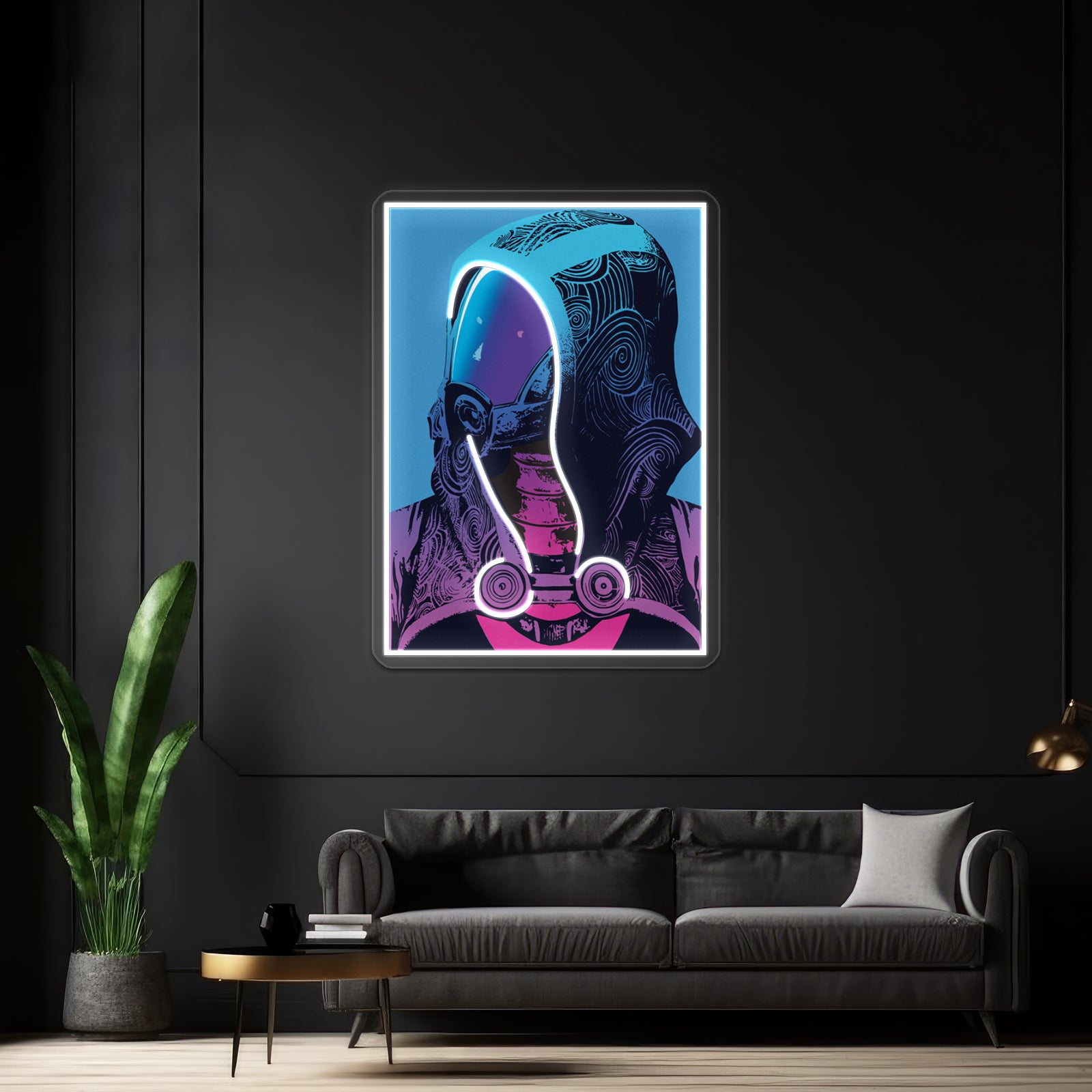 Talizorah From Mass Effect Pop Art Inspired Artwork Neon Signs For Sale | Shineneon