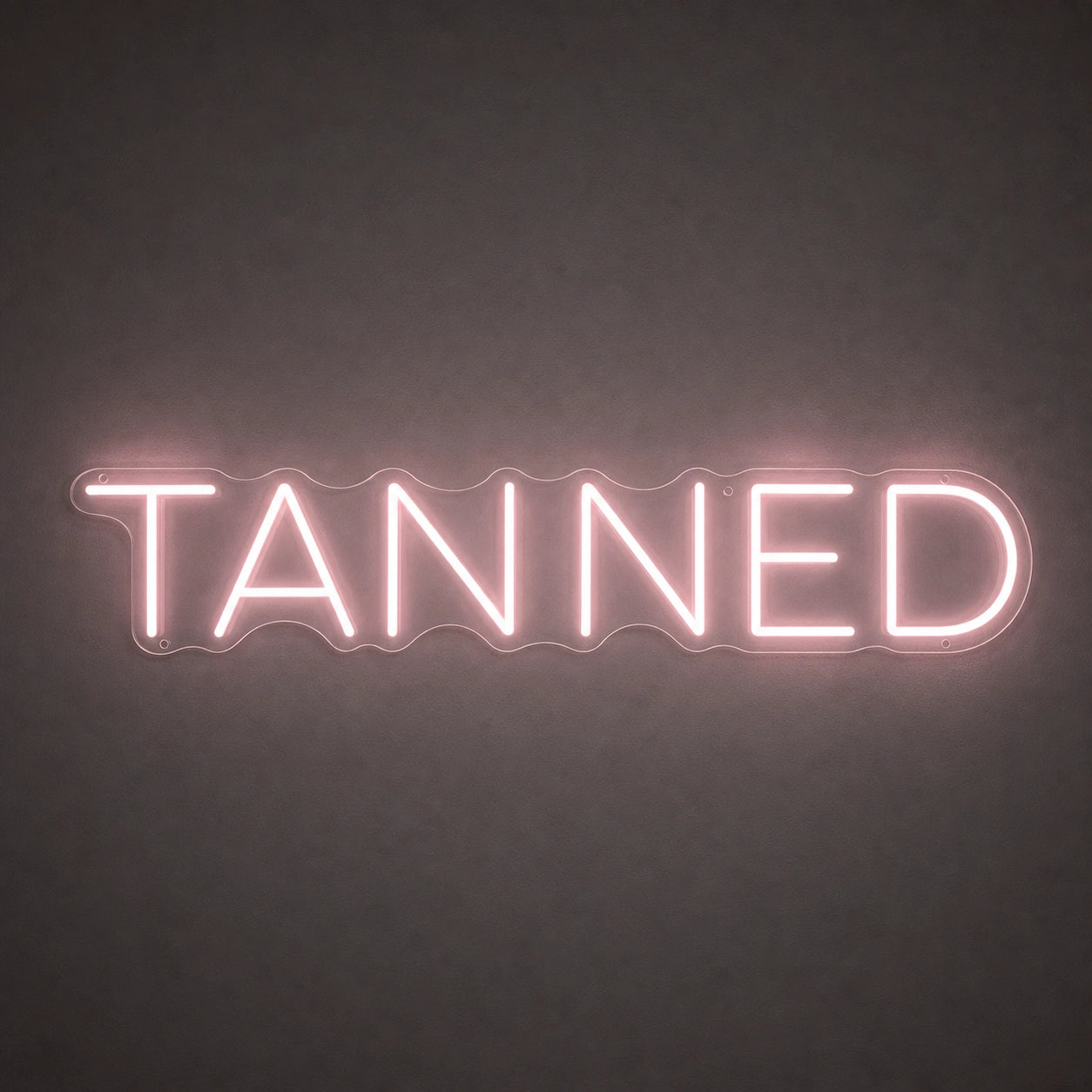 Tanned LED Neon Sign Garage Man Cave Neon Sign main product image
