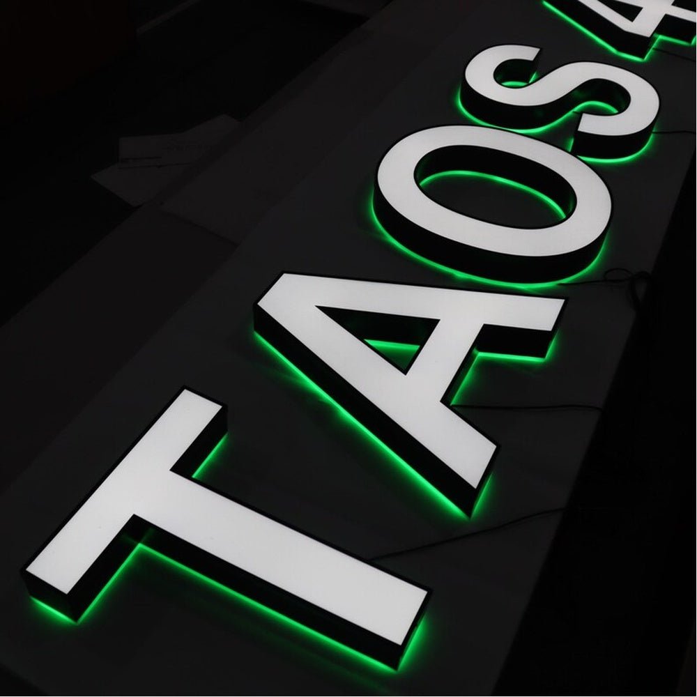 Taos 420 Cannabis 3D Frontlit And Backlit Channel Letter Led Light Sign - Shineneon