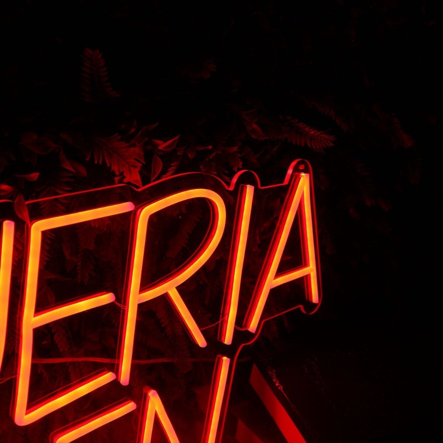 Taqueria Open Orange Neon Sign For Mexican Restaurants | Shineneon