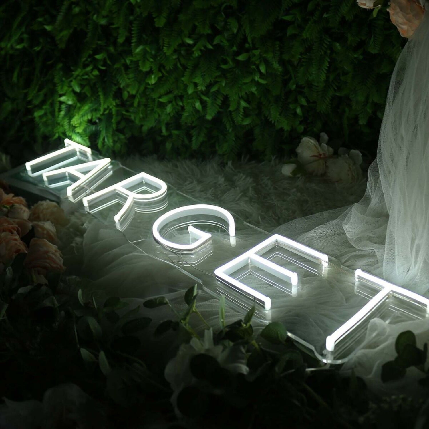 Tarrget White Led Neon Sign - Shineneon