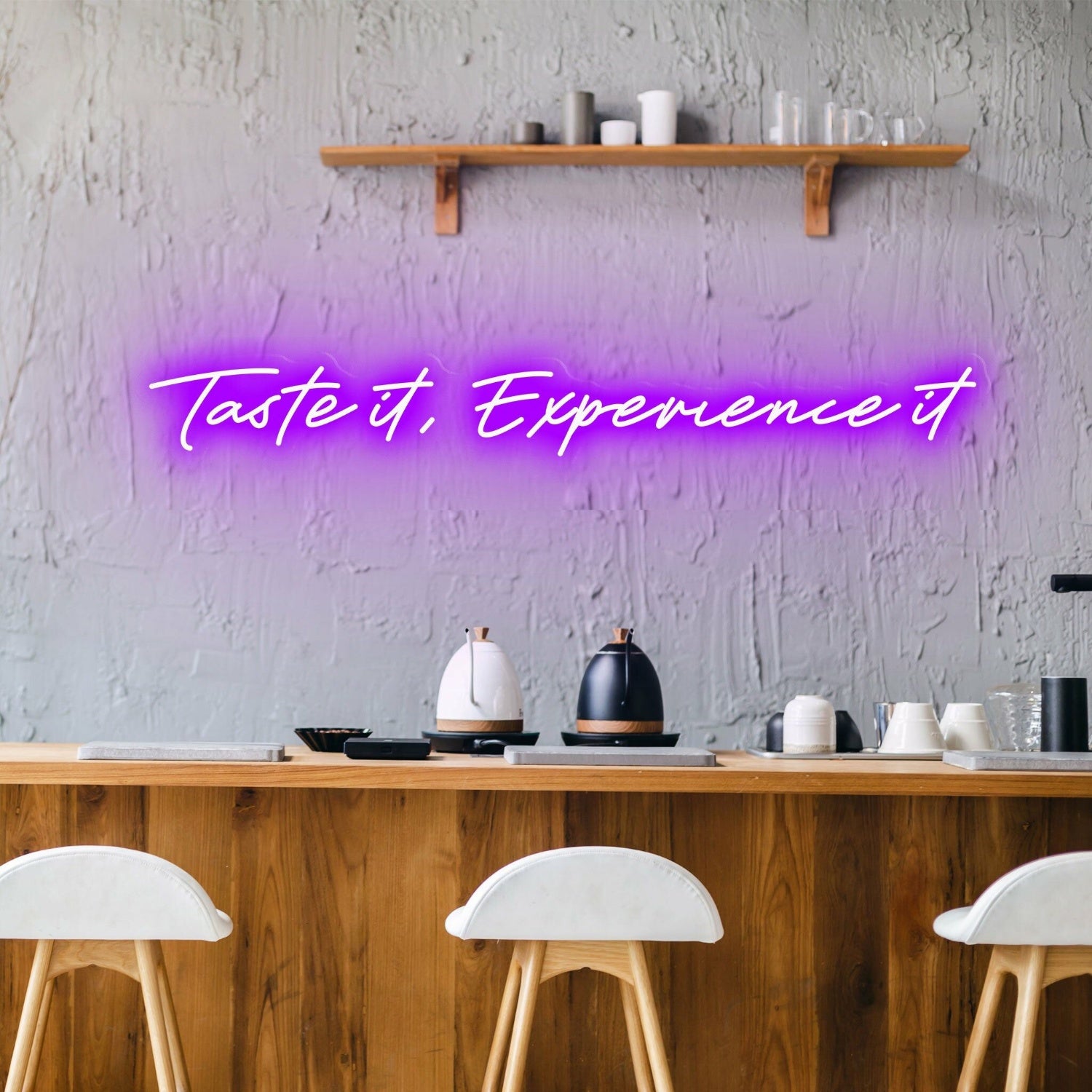 Taste It Experience Neon Sparking Culinary Curiosity | Shineneon