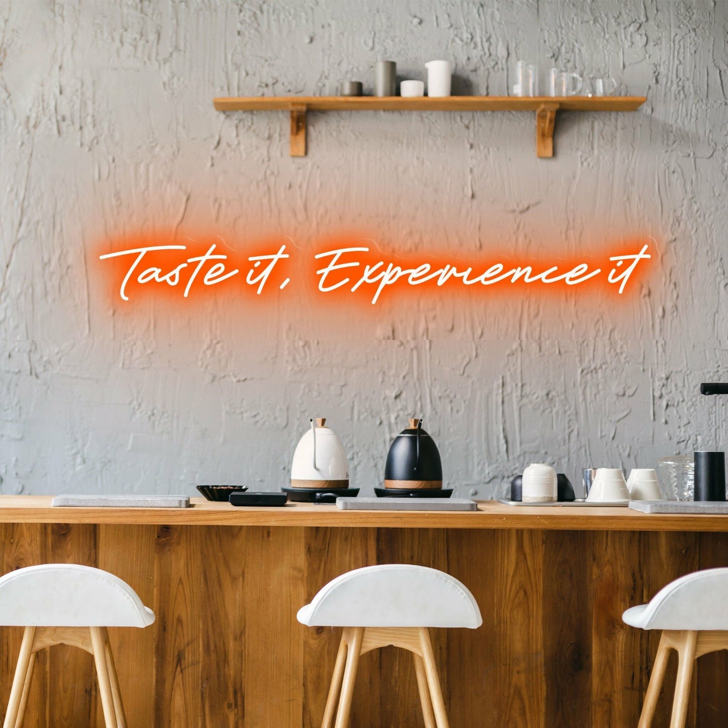 Taste It Experience Neon Sparking Culinary Curiosity | Shineneon