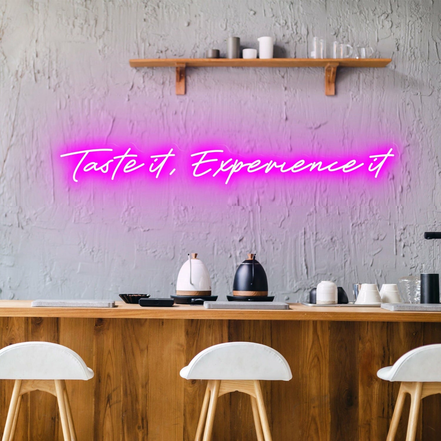 Taste It Experience Neon Sparking Culinary Curiosity | Shineneon