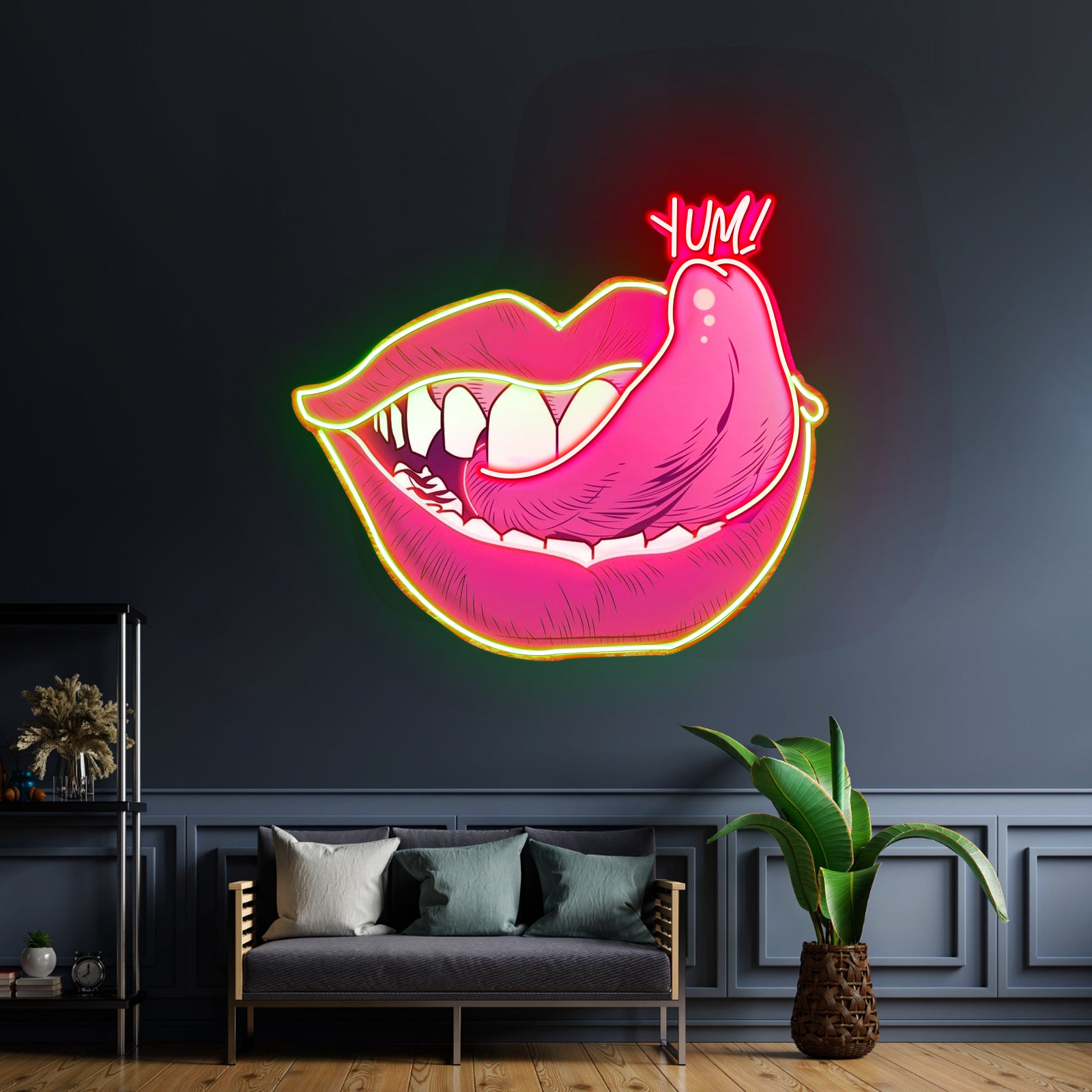 Taste Of Your Lips Custom Led Signs Artwork For Sale