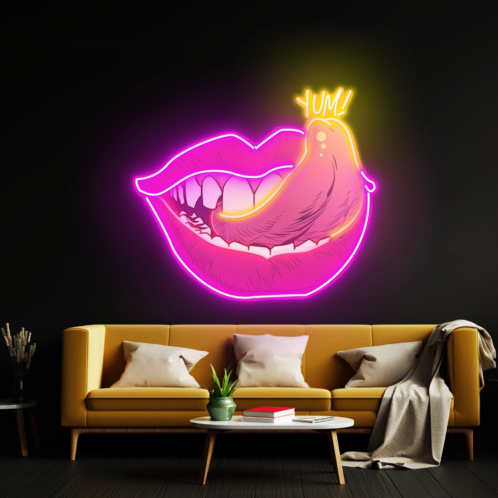 Taste Of Your Lips Custom Led Signs Artwork For Sale