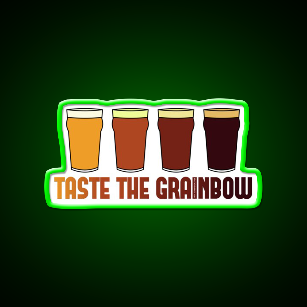 Taste The Grainbow Beer Bar Decor Led Neon Sign Rgb Color - LED neon sign view 8