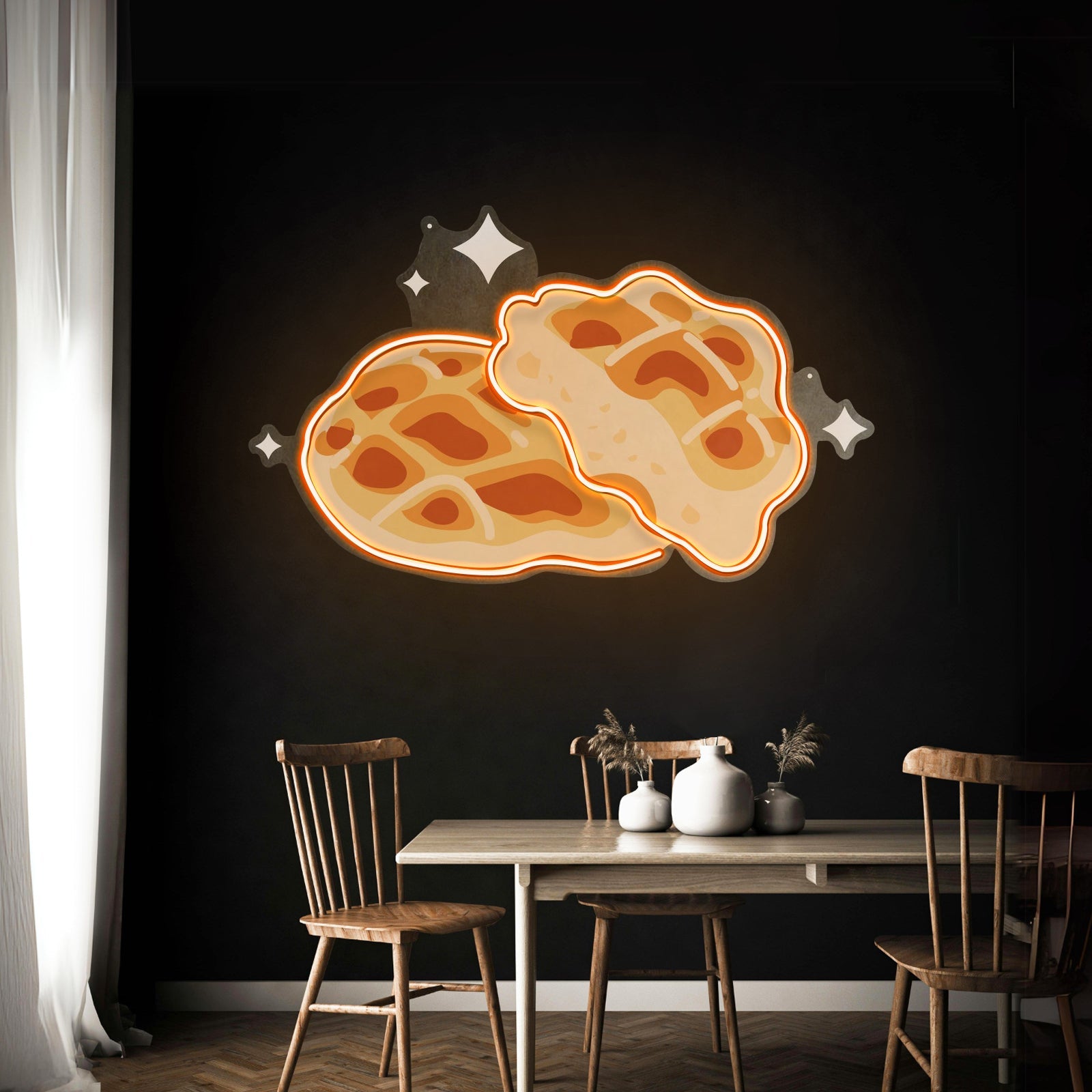 Tasty Waffle Breakfast Led Neon Sign Light Custom Led Signs - Shineneon