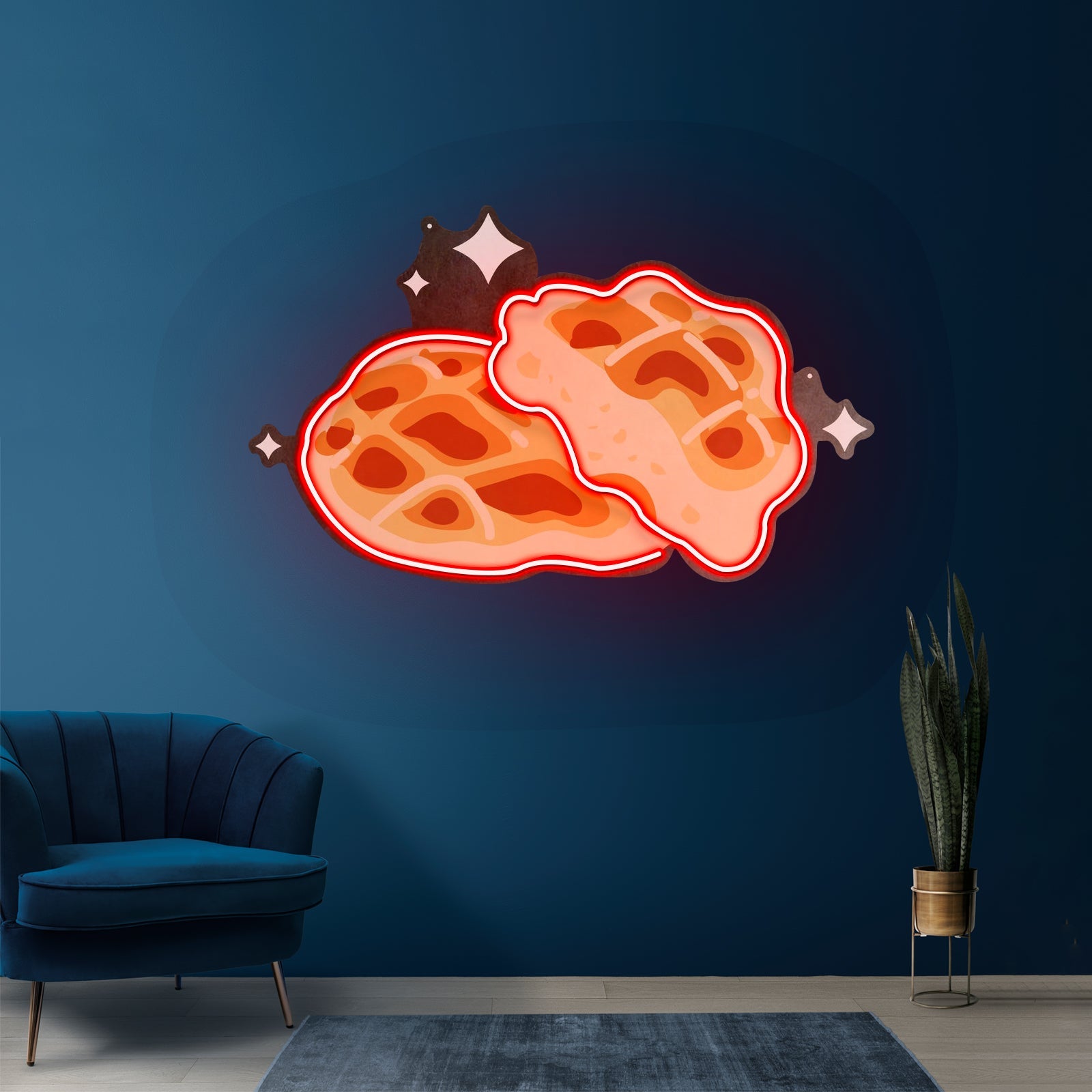 Tasty Waffle Breakfast Led Neon Sign Light Custom Led Signs - Shineneon