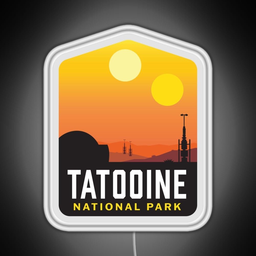 Tatooine National Park Rgb Led Neon Sign Pop Wall Art - Shineneon