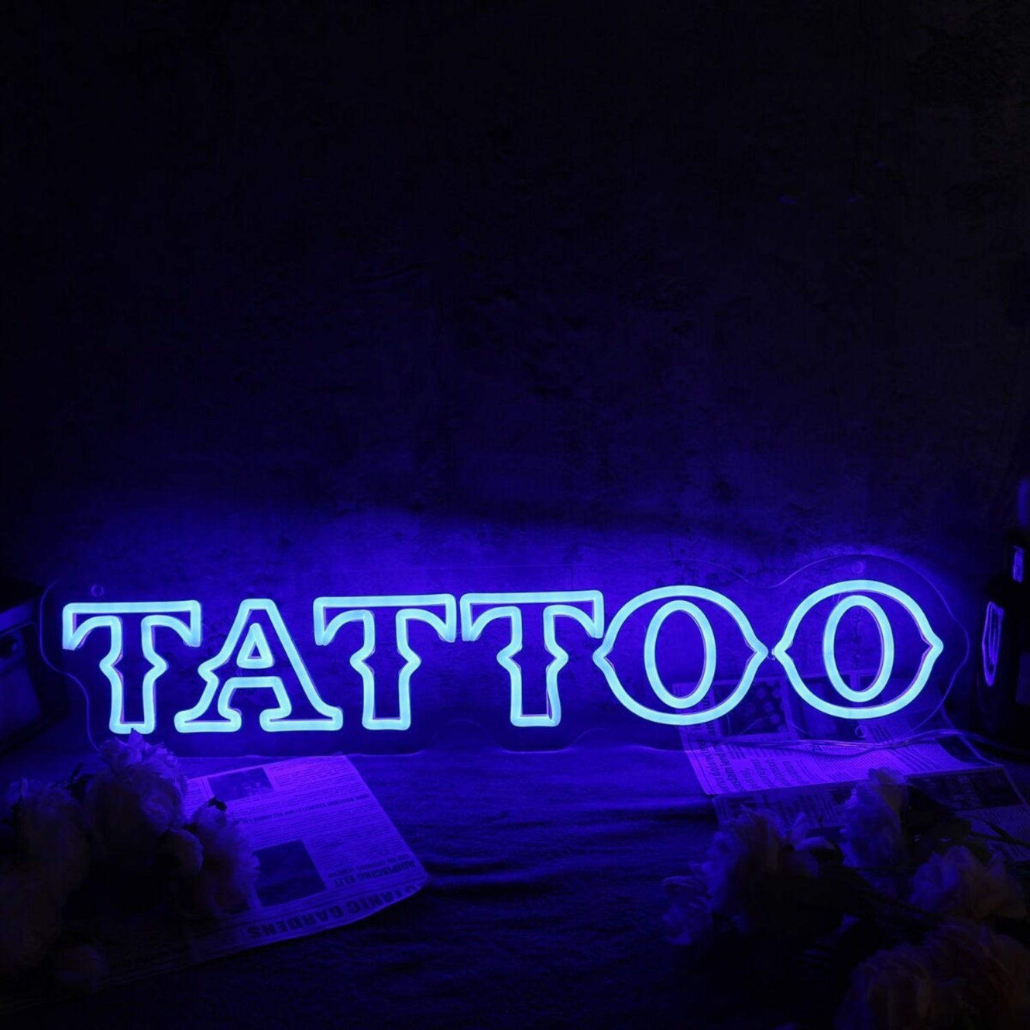 Tatto Blue Custom Led Neon Sign | Shineneon