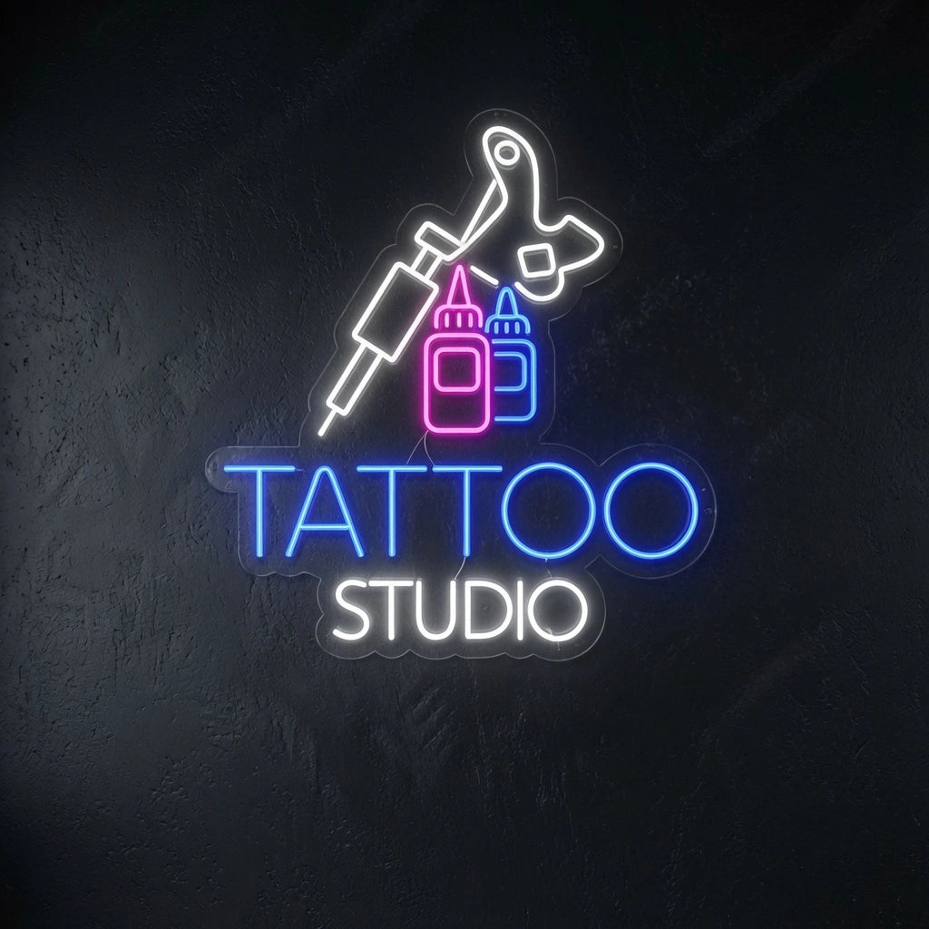 Tattoo Business LED Neon Sign - 01 Original Product Image