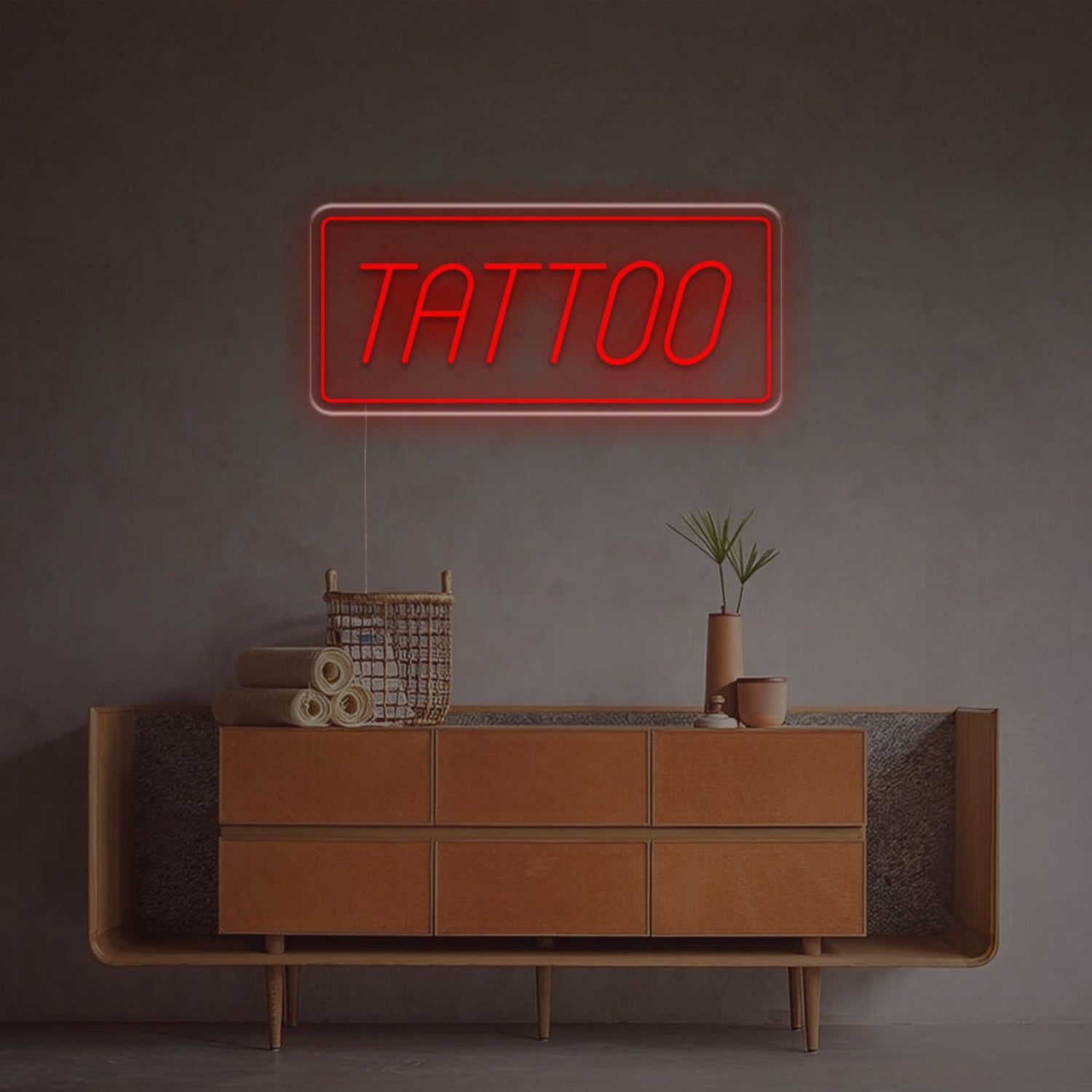 Tattoo Studio Bar And Game Room With The Tattoo | Shineneon