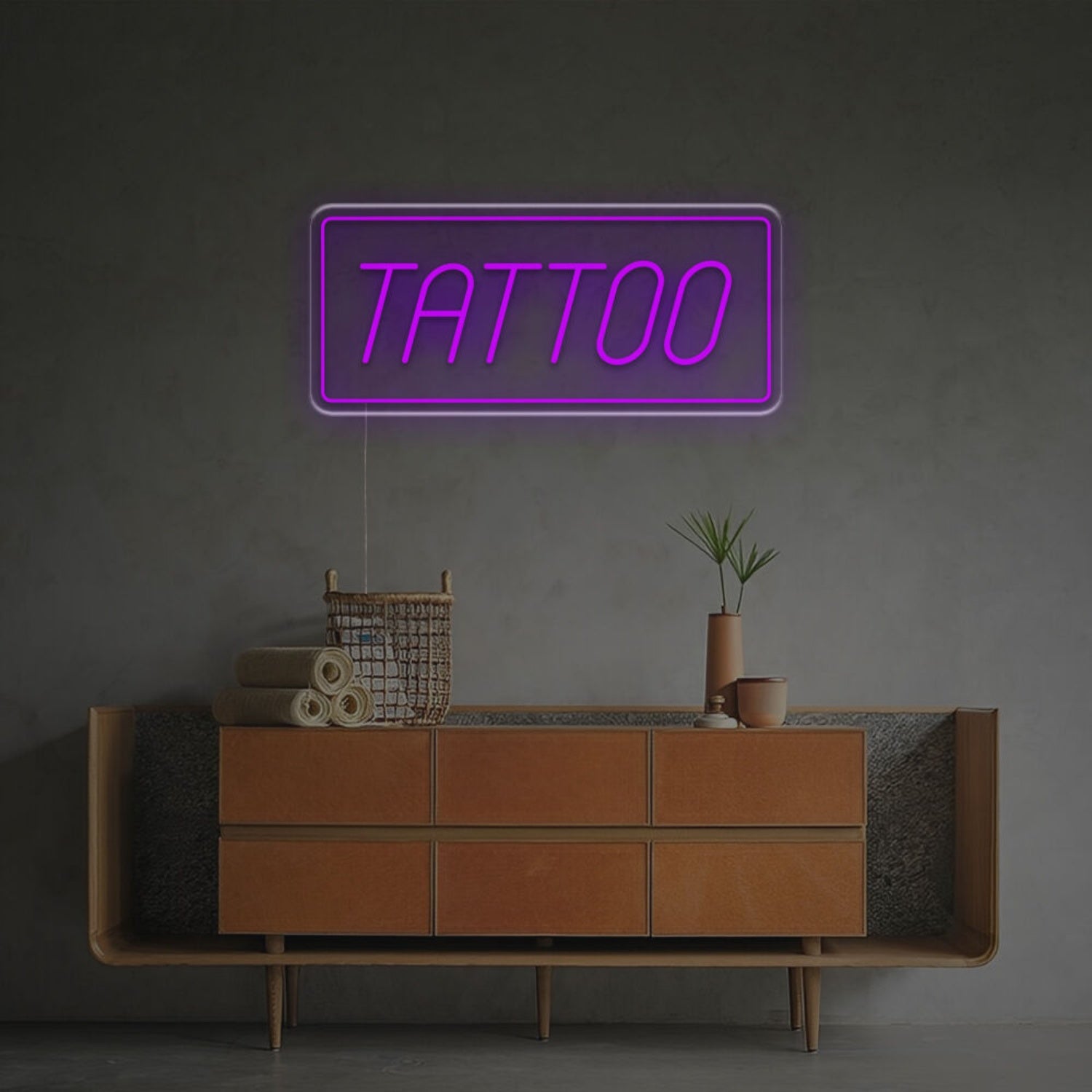 Tattoo Studio Bar And Game Room With The Tattoo | Shineneon