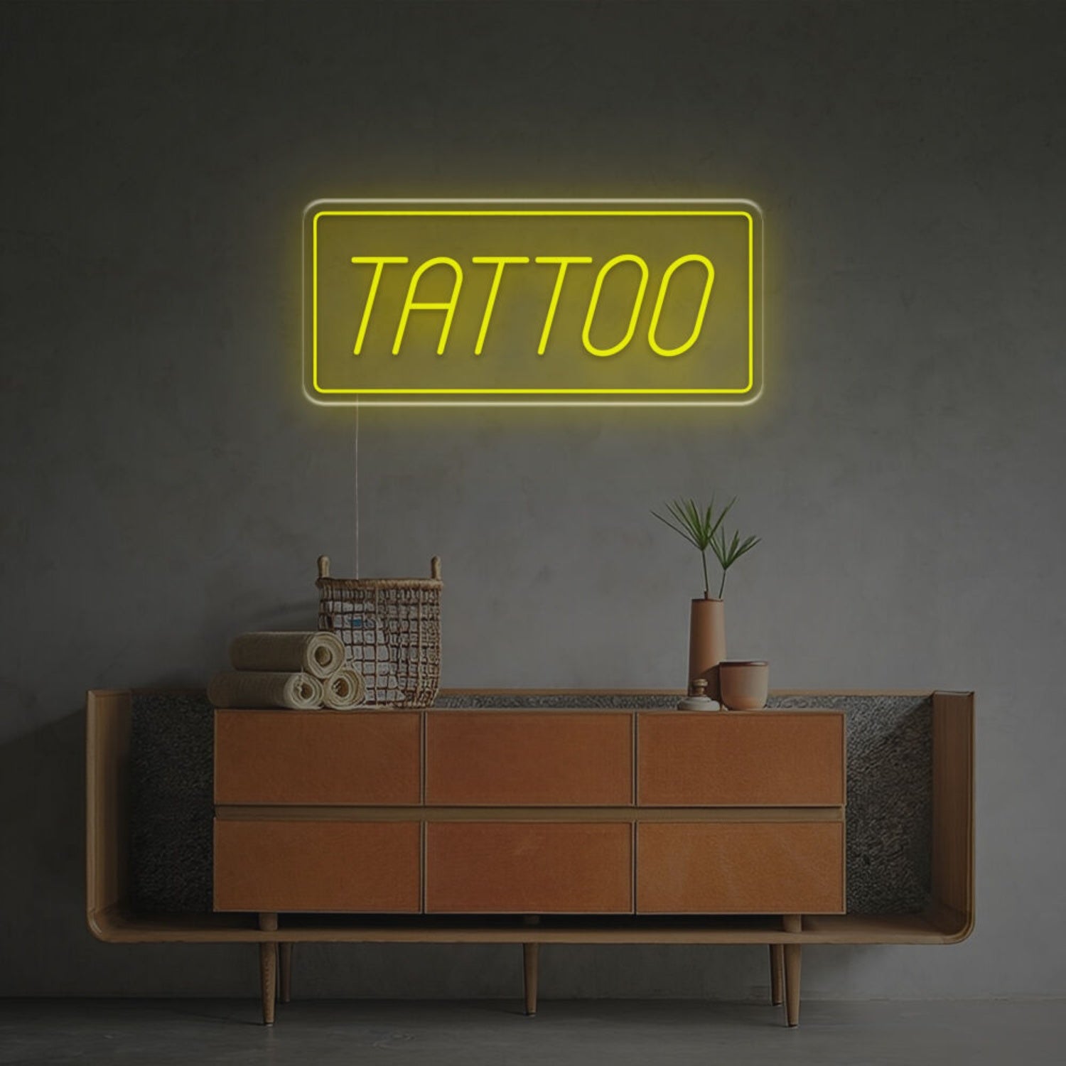 Tattoo Studio Bar And Game Room With The Tattoo | Shineneon