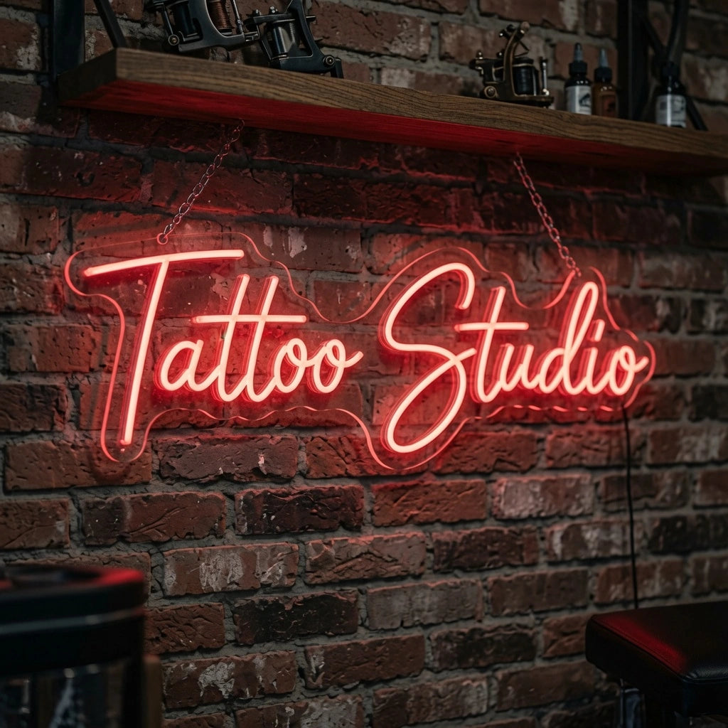 Tattoo Studio Wall Decor LED Neon Sign - 02 High-Converting Product Image