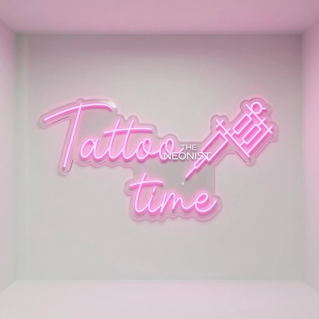 Tattoo Time Wall Decor LED Neon Sign - Shineneon