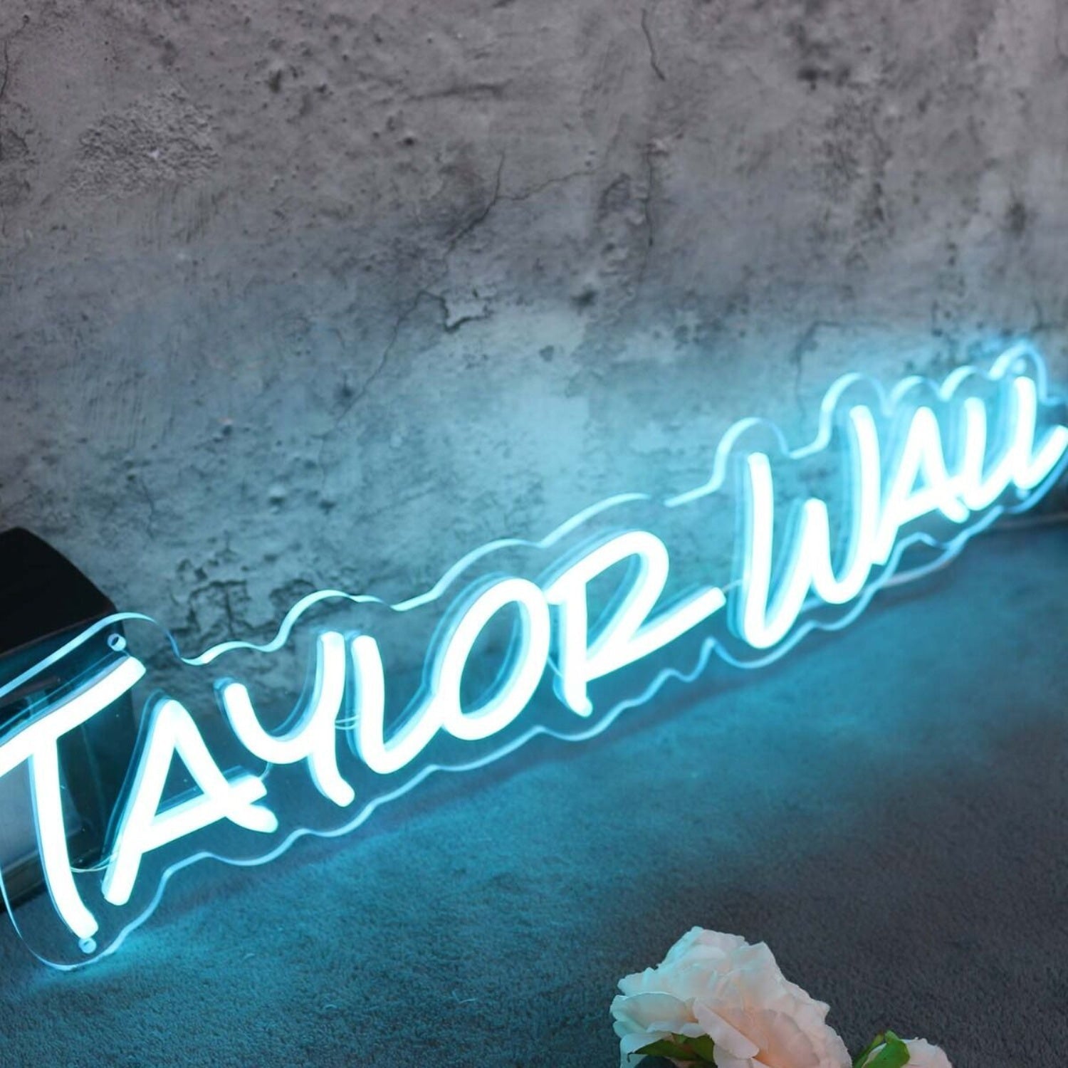 Taylor Wall Blue Led Neon Sign - Shineneon