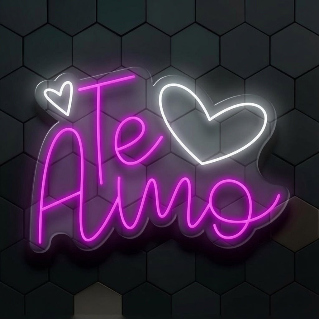 Te Amo LED Neon Sign Wall Neon Sign - Shineneon
