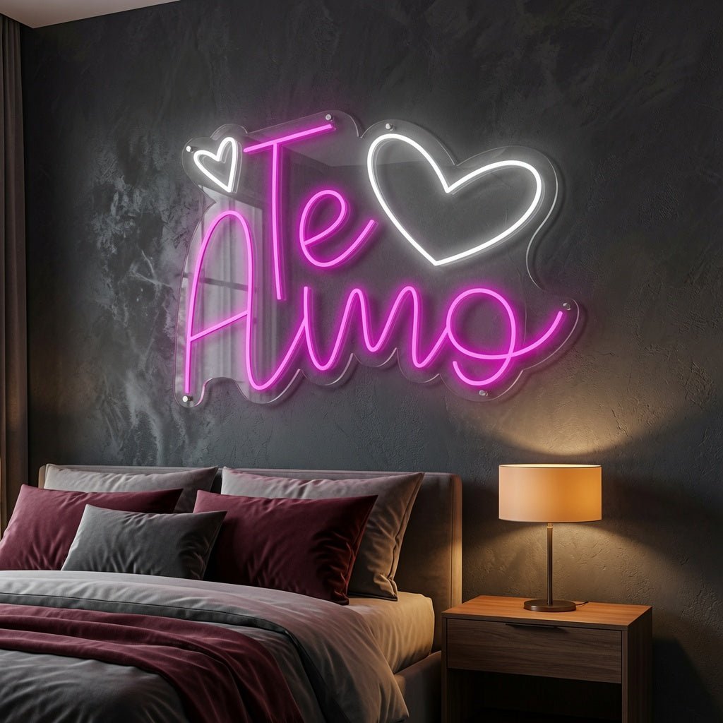 Te Amo LED Neon Sign Wall Neon Sign - Shineneon