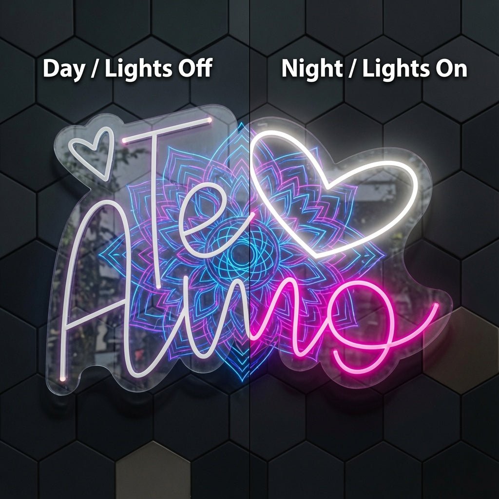 Te Amo LED Neon Sign Wall Neon Sign - Shineneon