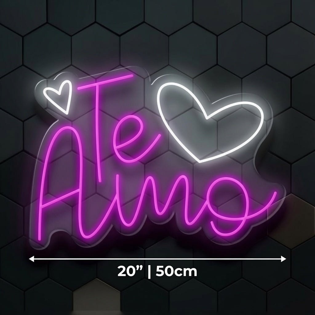 Te Amo LED Neon Sign Wall Neon Sign - Shineneon